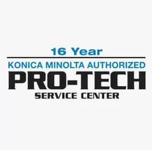 16 years Konica Minolta Authorized Pro-Tech Service Center